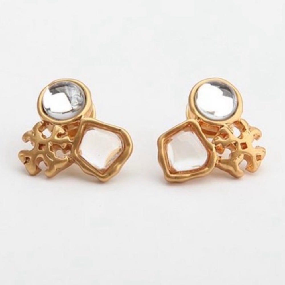 Tory Burch “Roxanne” Cluster Stud Earrings - Picture 6 of 8